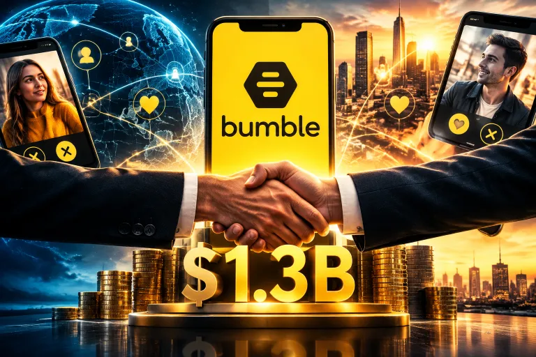 Bumble acuerda su venta por 1.300 millones de dólares en plena transformación de las citas digitales