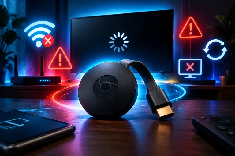 chromecast startup issues que significa