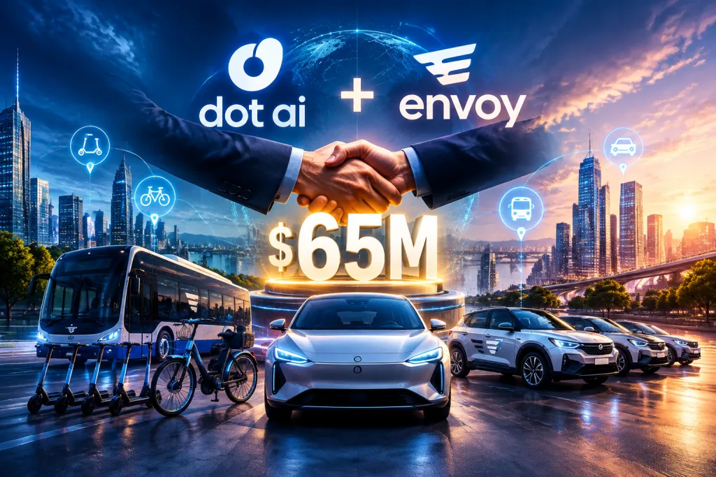 Dot Ai completa la compra de Envoy por 65 millones de dólares y entra en la movilidad compartida