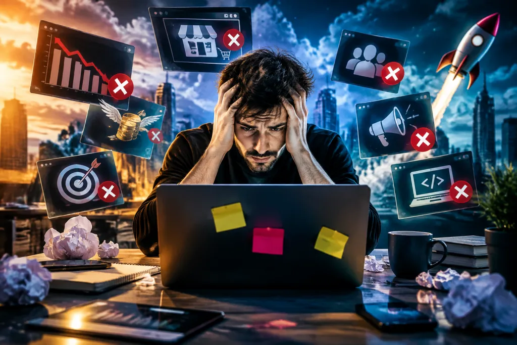 errores al emprender online