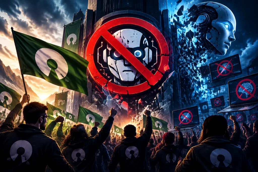 La comunidad opensource prohíbe proyectos vinculados a la IA y desata una rebelión entre sus usuarios