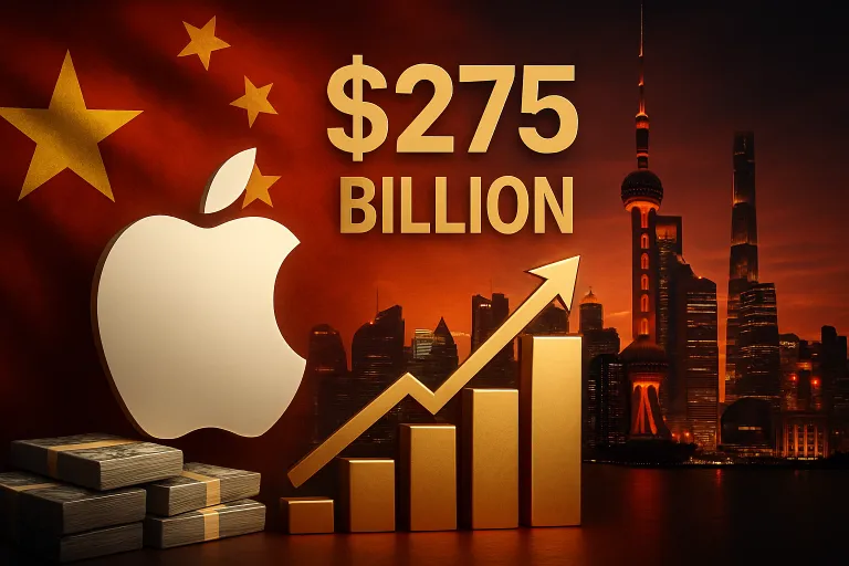 La inversión histórica de Apple en China: 275.000 millones para proteger una relación estratégica