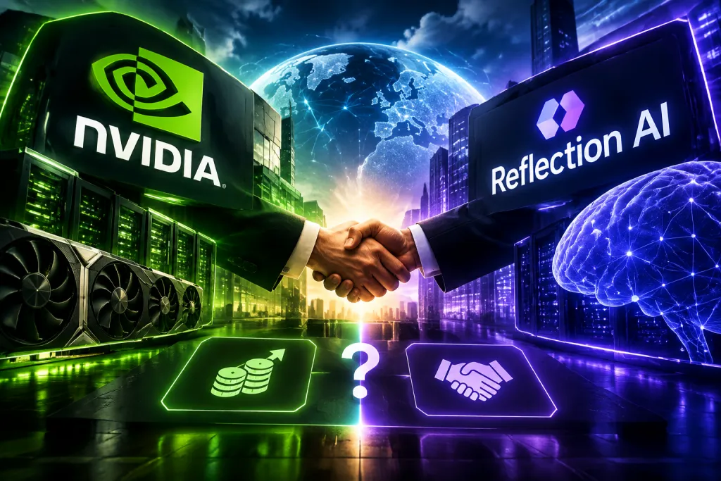 Nvidia negocia invertir más en Reflection AI o comprarla, según Financial Times