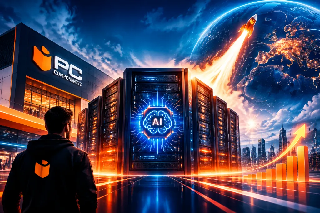 PcComponentes prepara su salto a los servidores de IA para impulsar su expansión empresarial