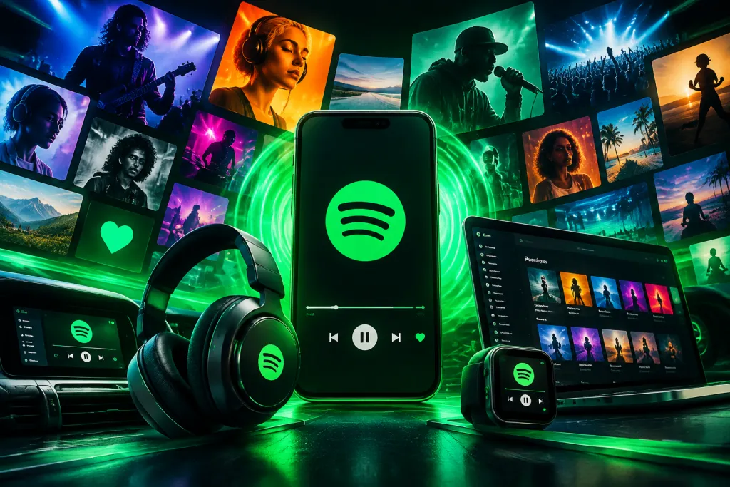 qué hace spotify
