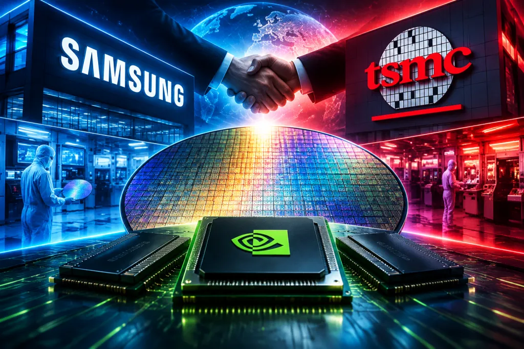 Samsung recurriría a TSMC para fabricar parte de la próxima memoria de Nvidia, según la prensa surcoreana