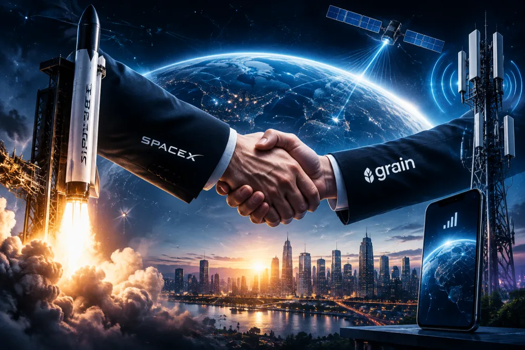 SpaceX acuerda comprar espectro de Grain para impulsar su ambición de convertirse en un gran operador móvil