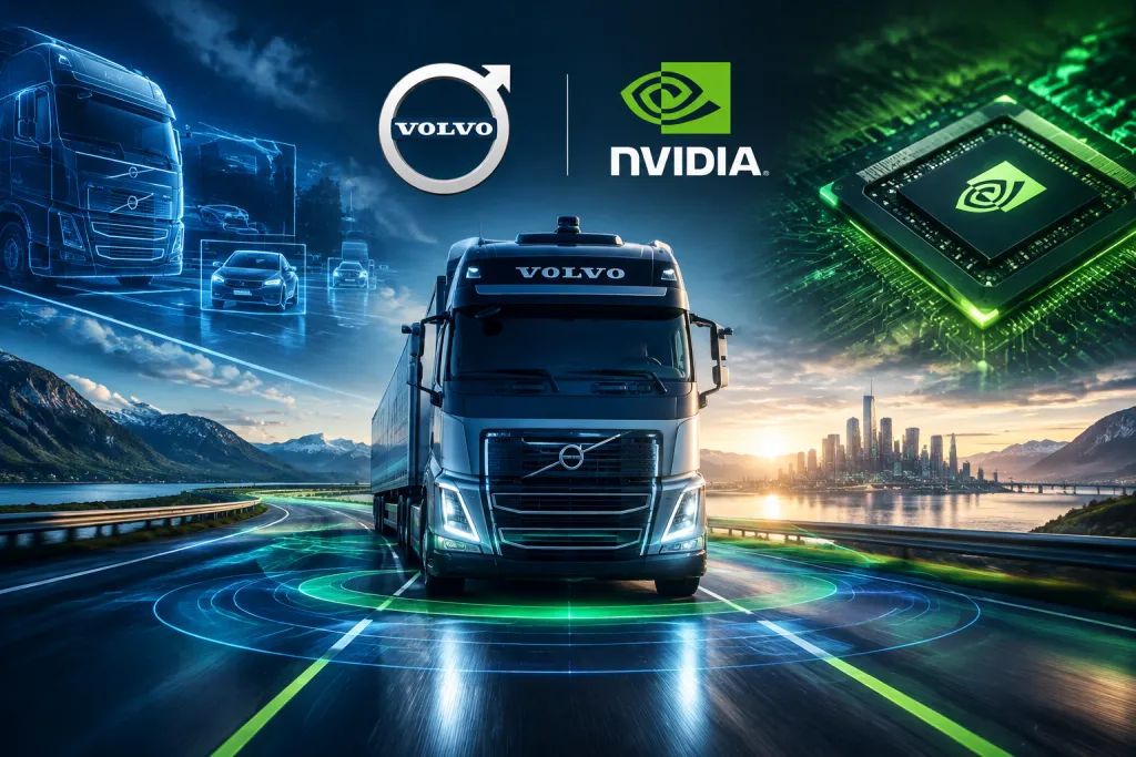 Volvo amplía su alianza con Nvidia para desarrollar nuevos sistemas de conducción automatizada