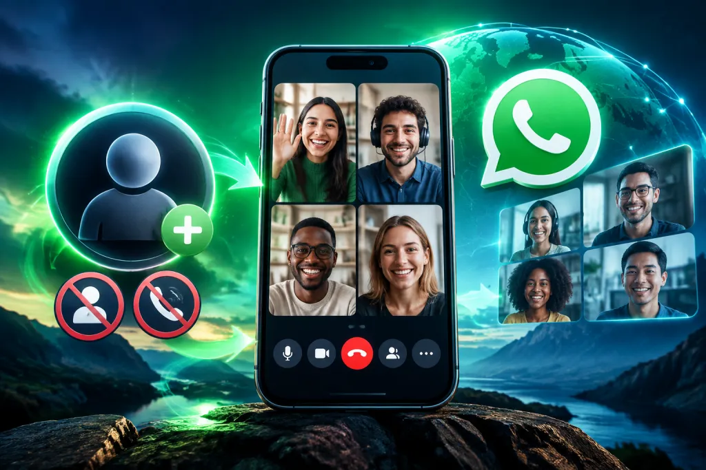 WhatsApp permite entrar en llamadas como invitado sin crear una cuenta ni compartir el número